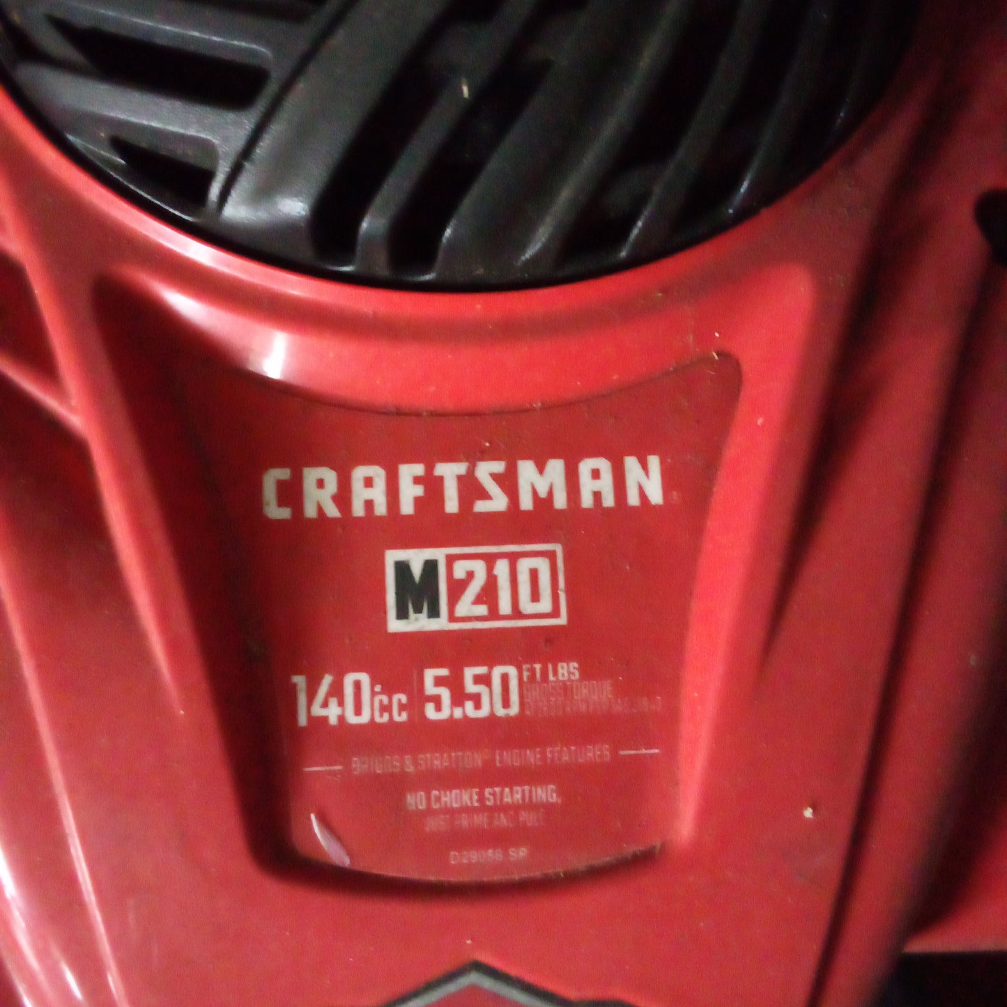 P00151 -Craftsman M210 Mower
