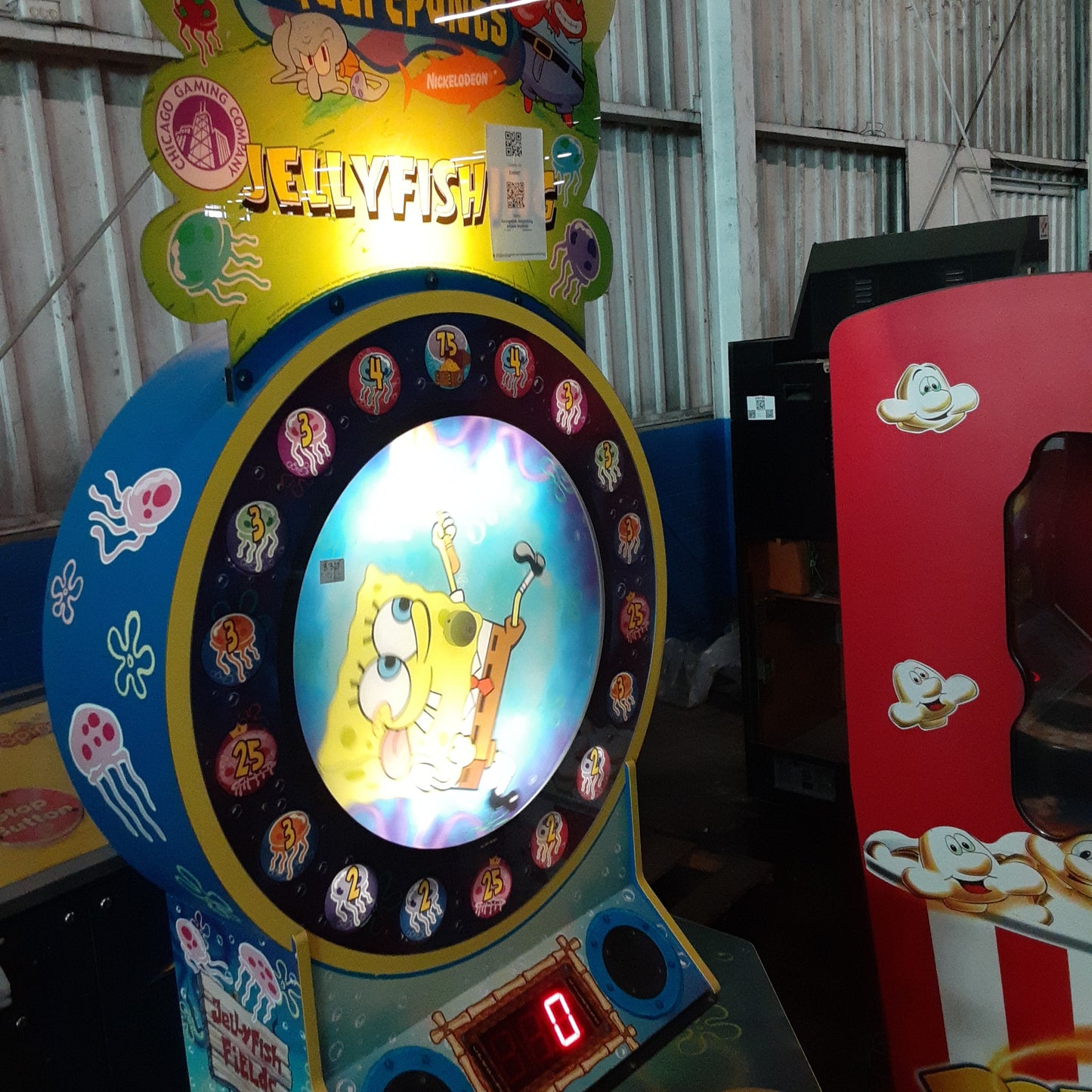 E00067 - SpongeBob Jellyfishing Arcade Machine
