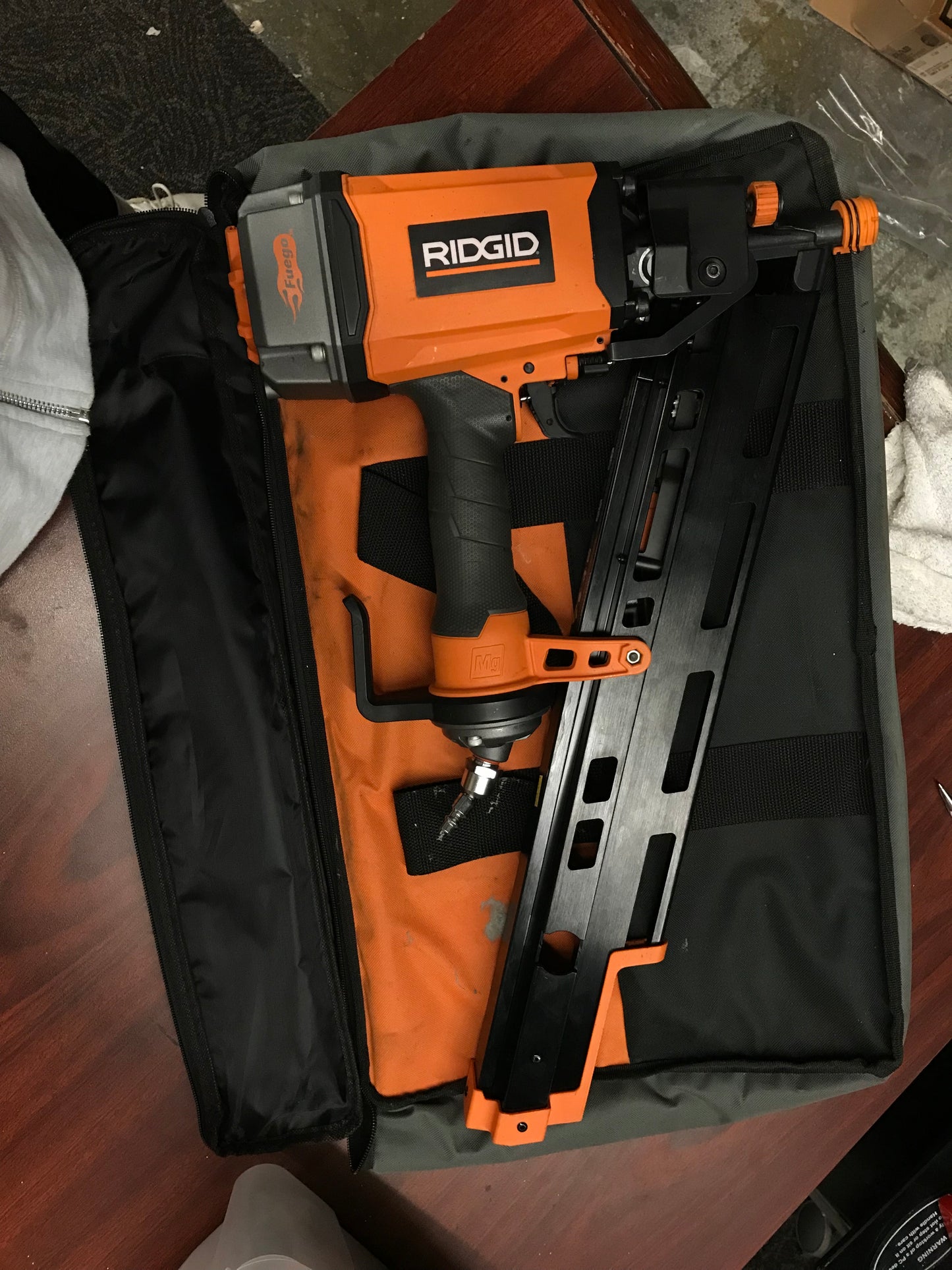 T00065 - RIDGID Coil Roofing Nailer number