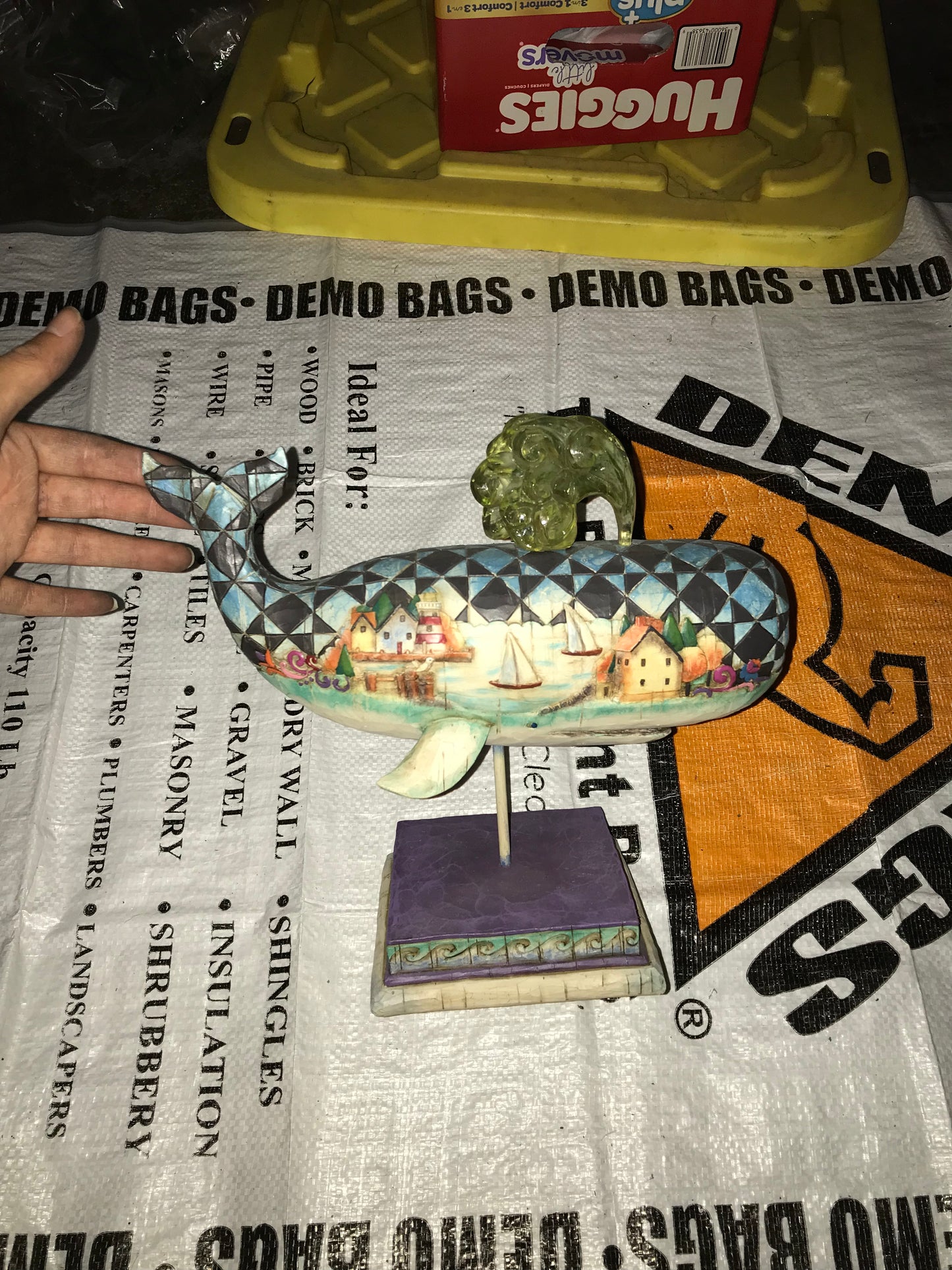 D00044 - JIM SHORE ART Blue Whale