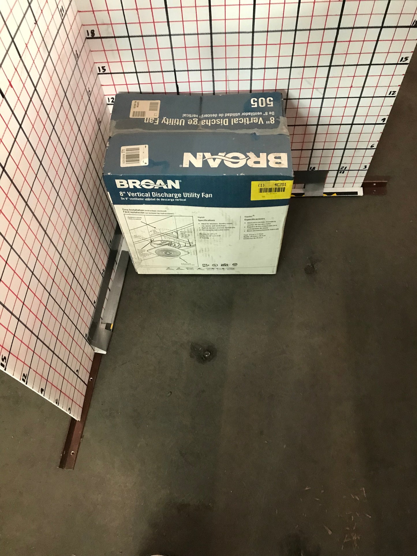 B00031 - 8inch Vertical Discharge Utility Fan