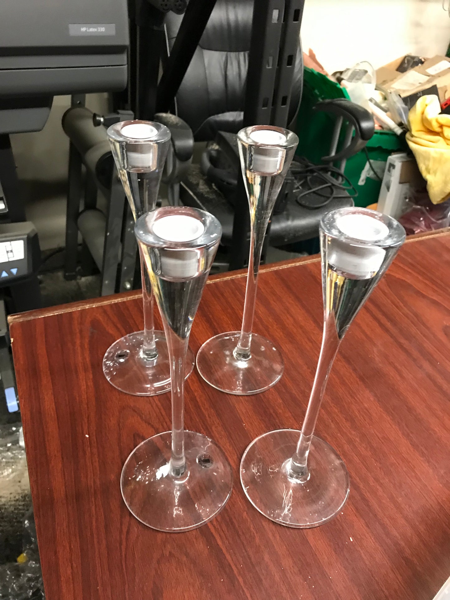 D00039 - Crystal Candle Holders