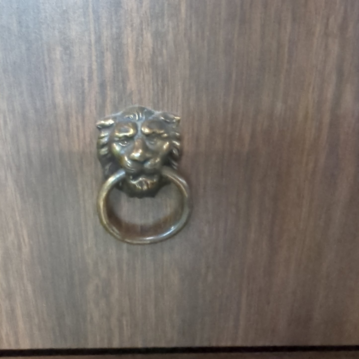 F00094 - Wood Dresser with Lion Handle