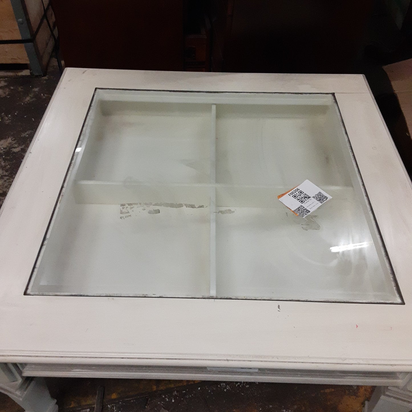 F00206 - White Glass Table Top