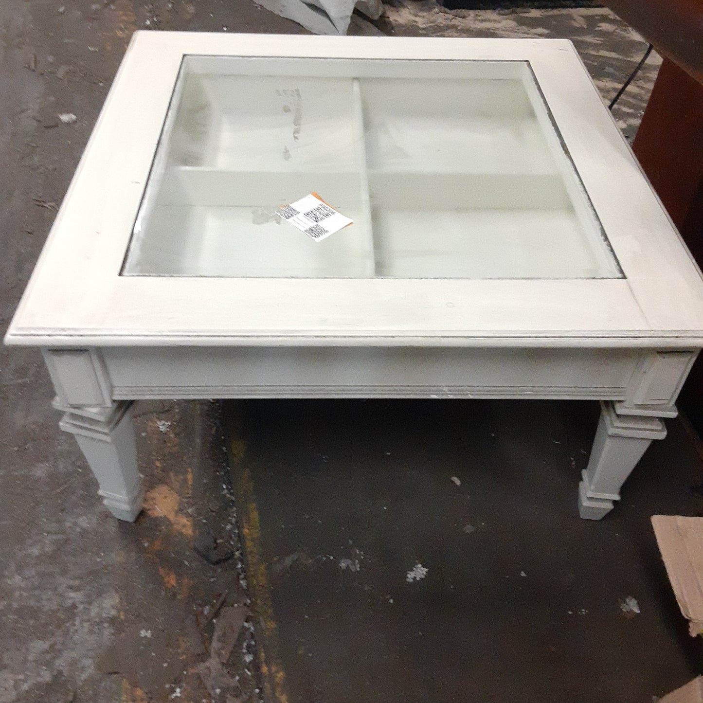 F00206 - White Glass Table Top