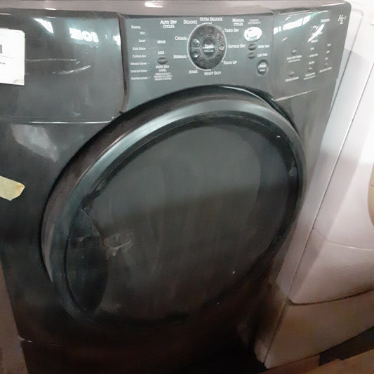 E00117 - Kenmore Elite Black Frontload Dryer