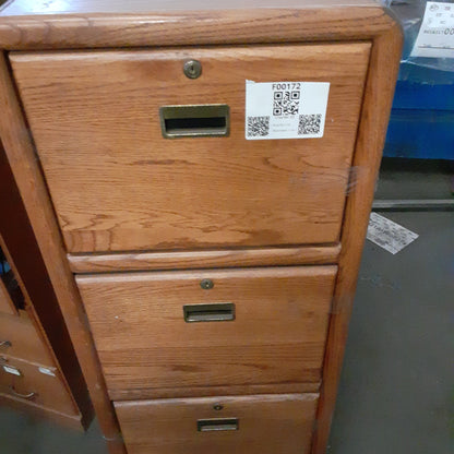 F00172 - Wooden File Cabinet