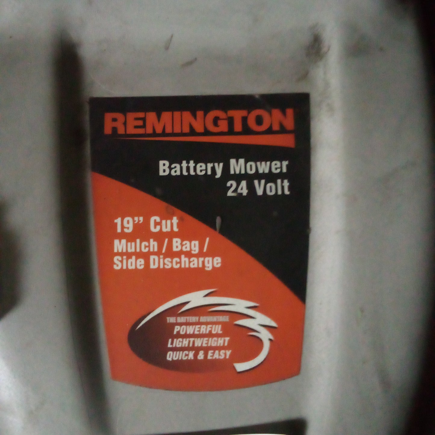 P00150 -Remington 24V Battery Mower 24V