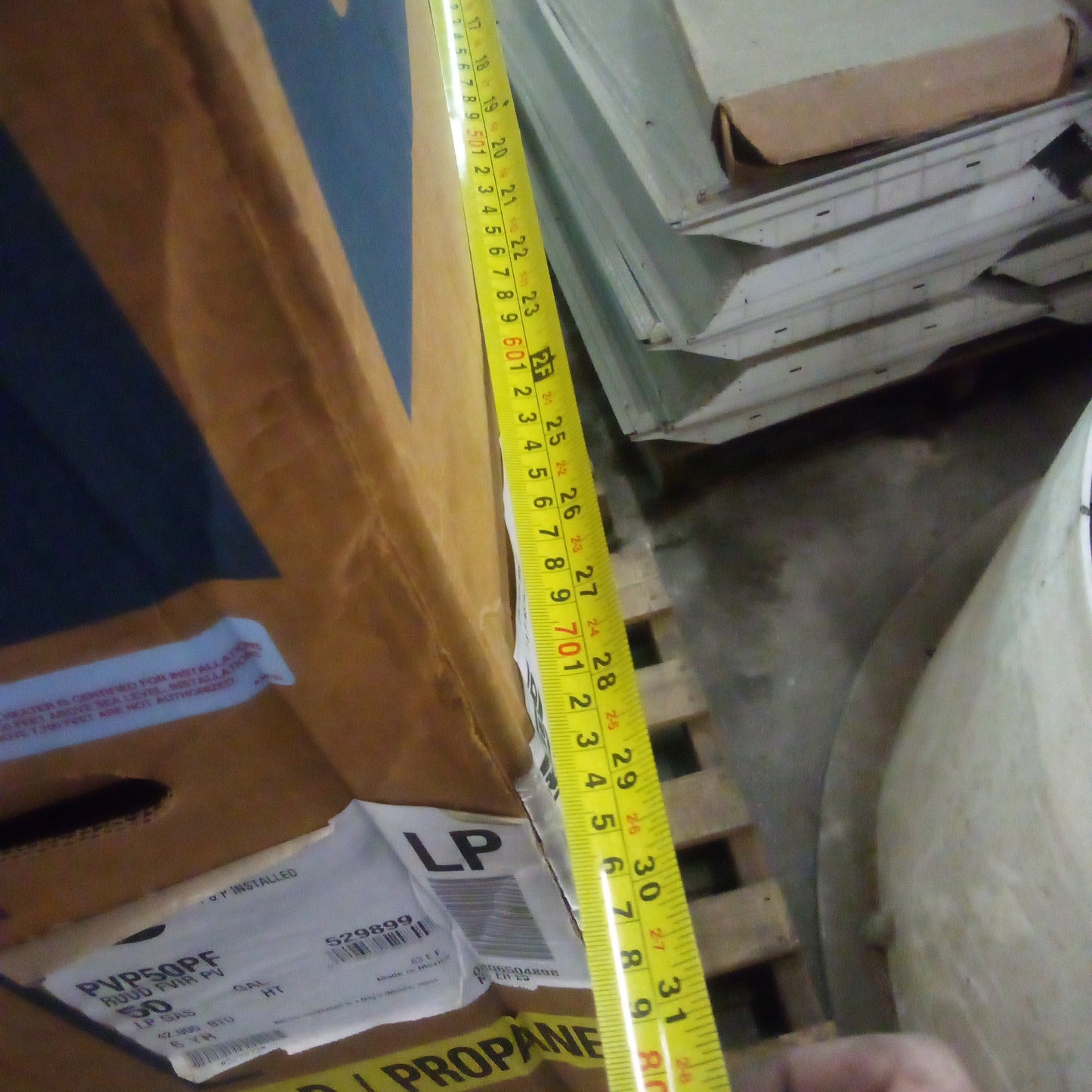 E00191 - Powervent Water Heater