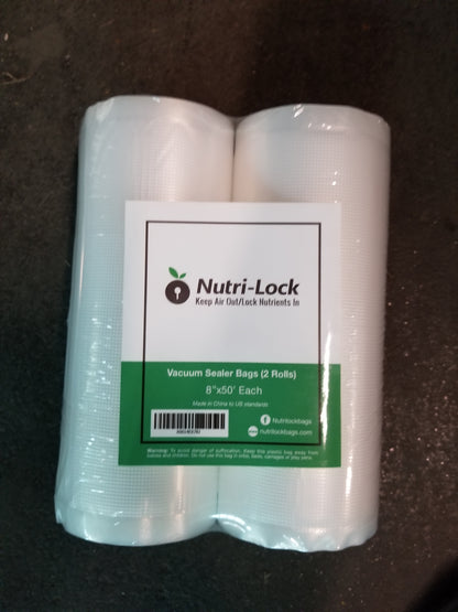 P00083 - Nutri-Lock Vacuum Sealer Bags, 2 Pack