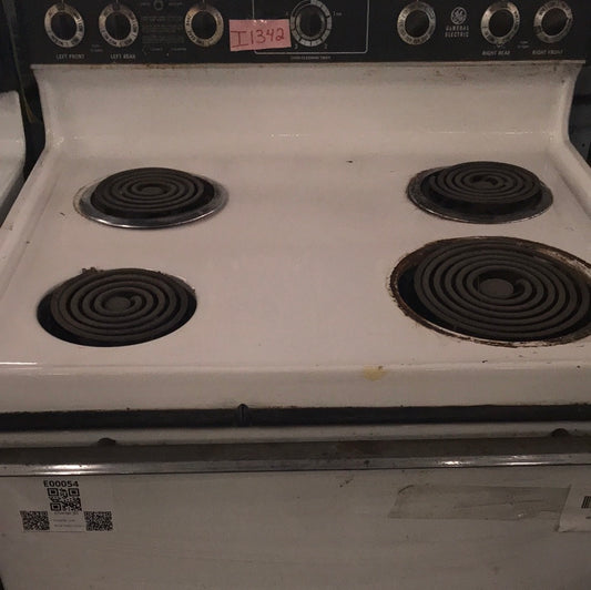 E00054 - GE Electric Coil Range Stove