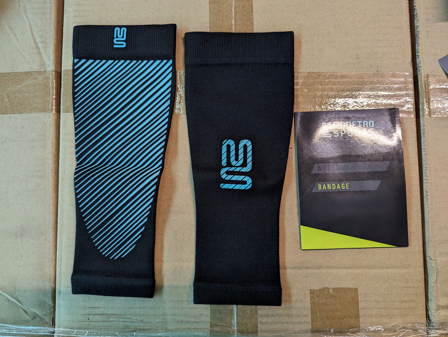 P00085 - Modetro Sports Calf Compression Sleeves, Small