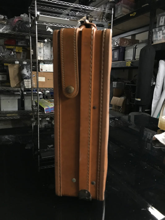 P00146 - Vintage Leather Hartman Luggage Briefcase