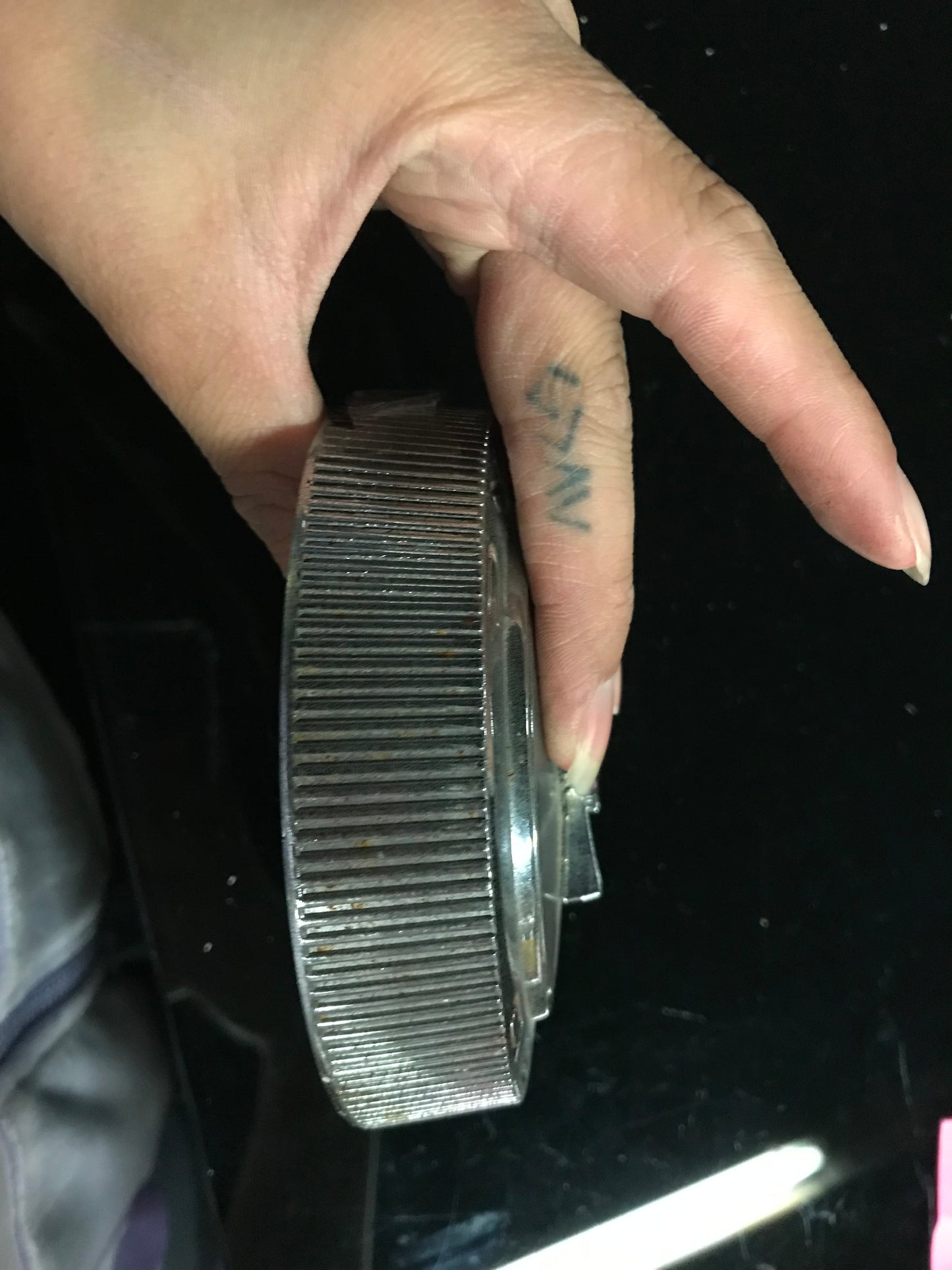 A00017 - MUSTANG 1966 66 FORD STANDARD GAS FUEL CAP REAL FoMoCo WITH LOCK RING & NECK