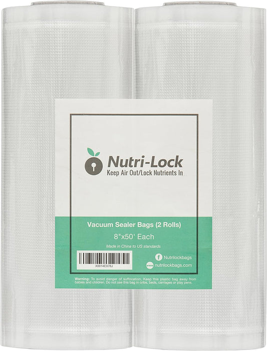 P00083 - Nutri-Lock Vacuum Sealer Bags, 2 Pack