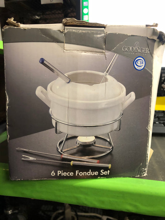 P00046 - 6 Piece Fondue Set