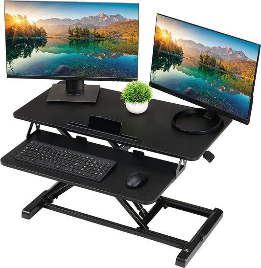 C00040 - TechOrbits Sitting or Standing Desk Workstation