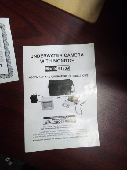 M00148 - Underwater Camera With Monitor