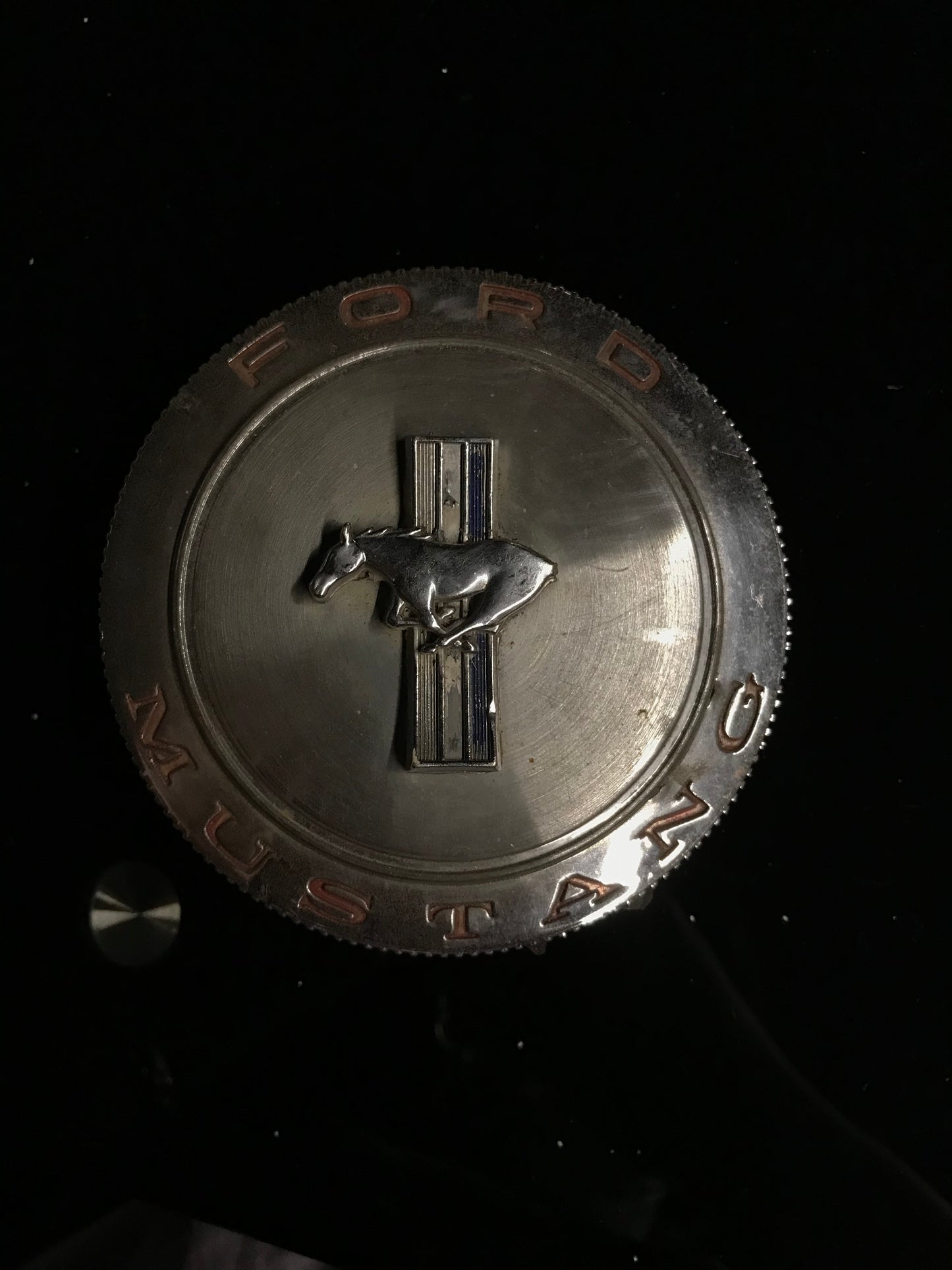 A00017 - MUSTANG 1966 66 FORD STANDARD GAS FUEL CAP REAL FoMoCo WITH LOCK RING & NECK