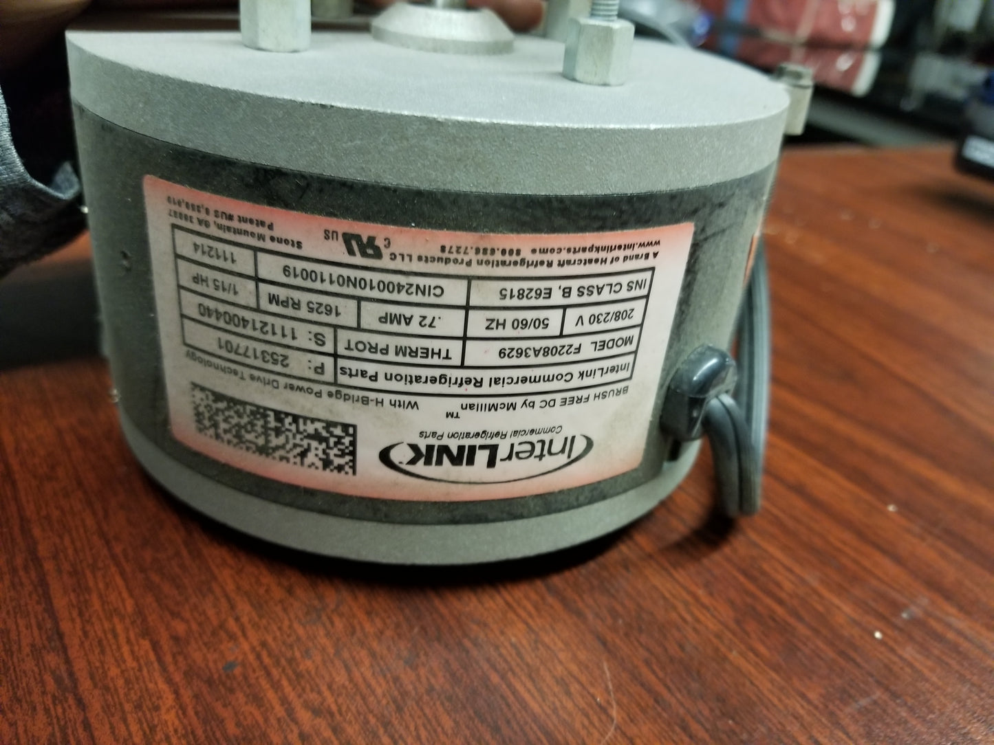 A00010 - InterLink Commercial Refrigeration Part Commuted Motor